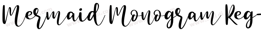 Mermaid Monogram Reg字体转换